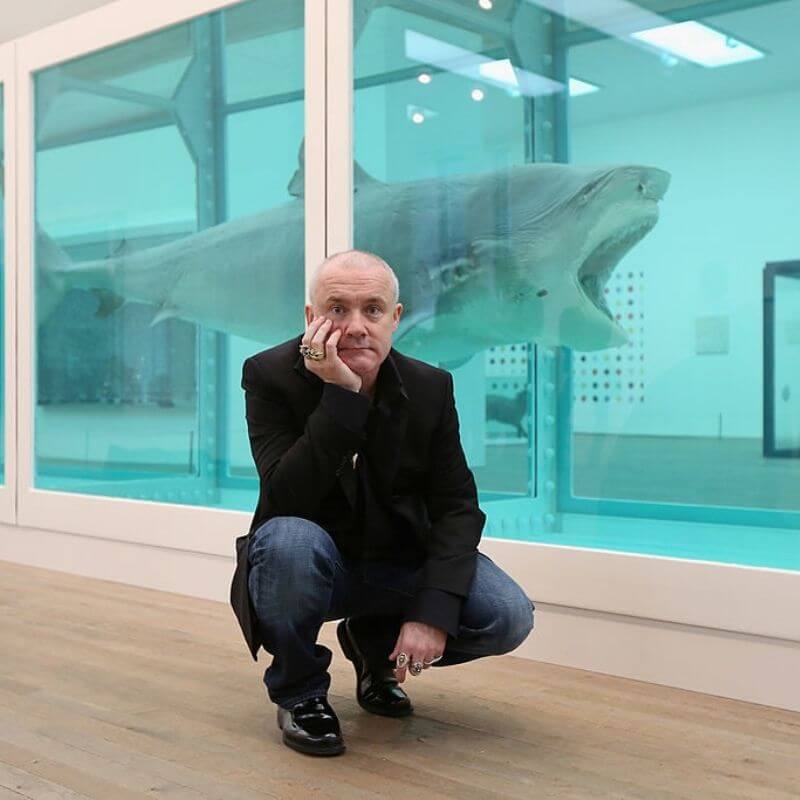 tableau connu 1. Damien Hirst, The Physical Impossibility of Death in the Mind of Someone Living